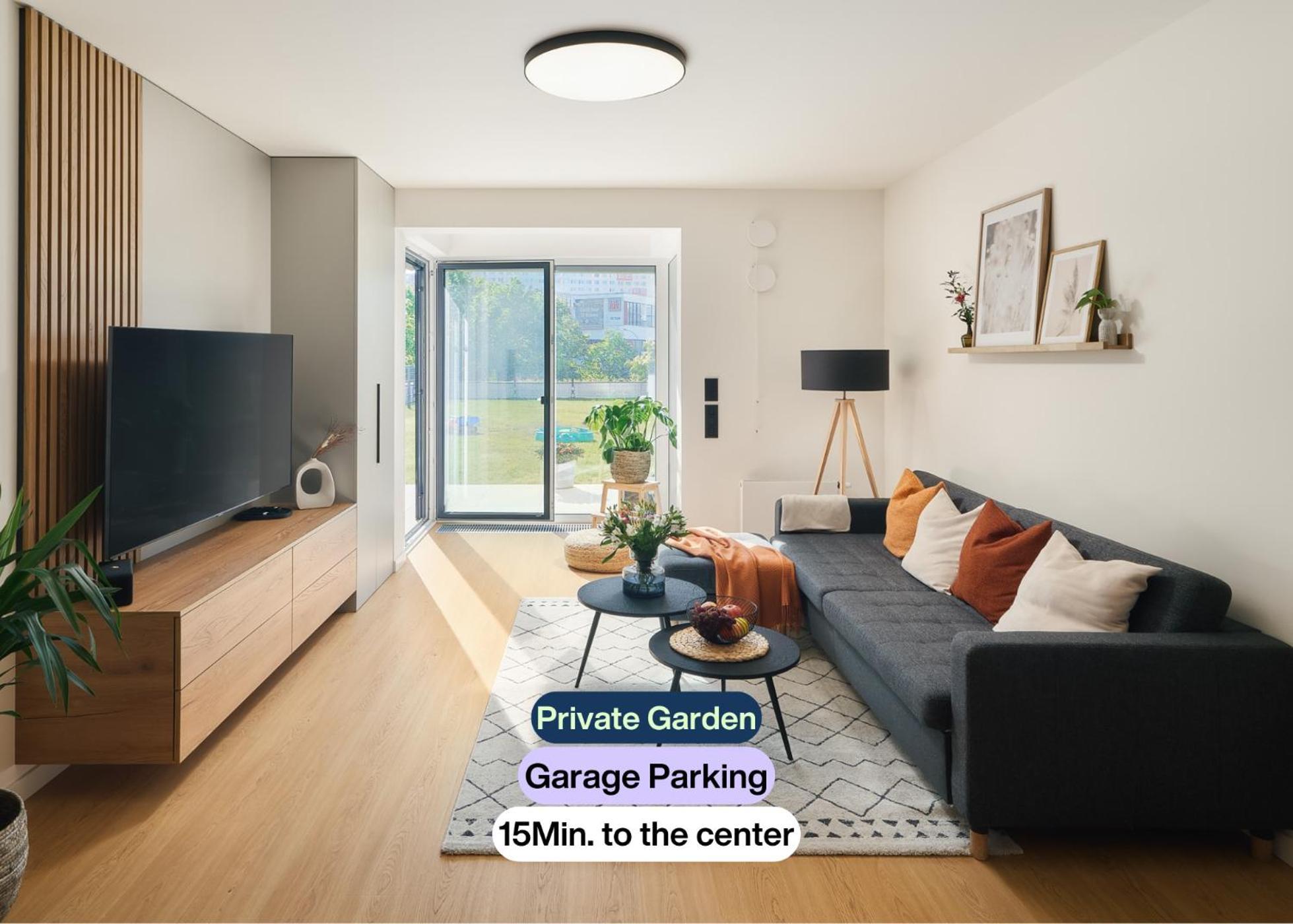 Beta Home - Garage, Air Condition, Garden, At Metro Praga Exterior foto